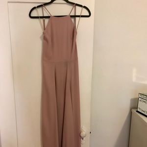 Reformation // Light Pink Floor Length dress // XS